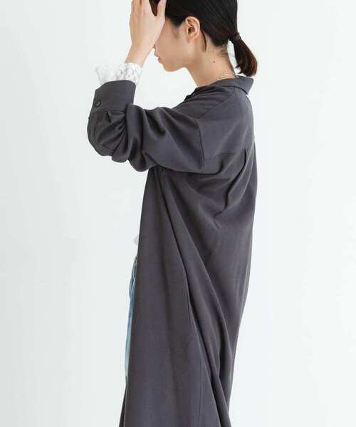 URBAN RESEARCH ワンピース オープンカラーシャツワンピース