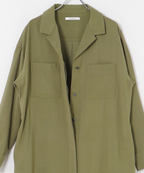 URBAN RESEARCH ワンピース オープンカラーシャツワンピース