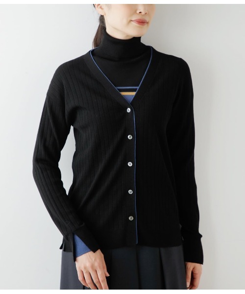 【新品】ニューヨーカー　New Yorker カーディガン　Vネック NEWYORKER（ニューヨーカー） カーディガン 「手洗い可能