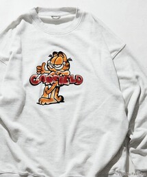 ロゴプリント トレーナー ヴィンテージライク スウェット nr7875 FREAK'S STORE トレーナー スウェット Garfield/ガーフィールド
