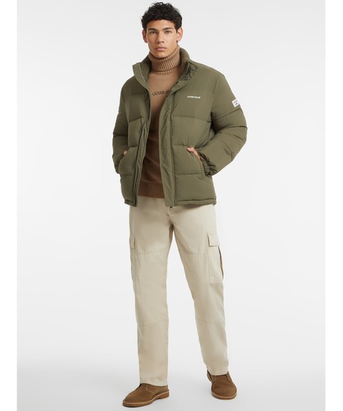ダウンジャケット ダウン GUESS JEANS Reg Lenght Puffer Jacket 