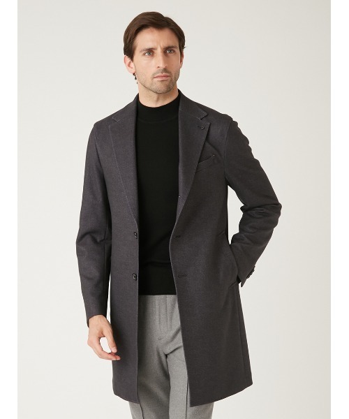 【新品未使用】AOURE メンズチェスターコート AOURE（アウール） チェスターコート コート THE FIRST CLASS CERVINO