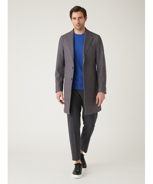 【新品未使用】AOURE メンズチェスターコート AOURE（アウール） チェスターコート コート THE FIRST CLASS CERVINO