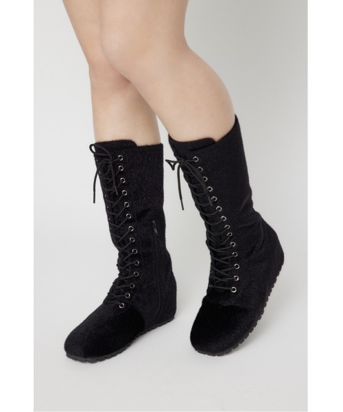 【美品】ラグアジェムWEATHER PROOF BELTED ブーツ ブラックM 美品】ラグアジェムWEATHER PROOF BELTED ブーツ ブラック