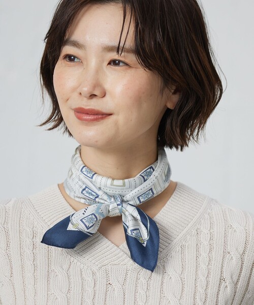 スカーフ、バンダナ SHIZUTA スカーフ バンダナ SZT:90cm×90cm 超大判スカーフ