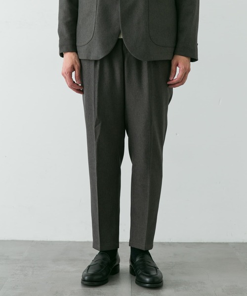 URBAN RESEARCH DOORS スラックス LIFE STYLE TAILOR ブラッシュ