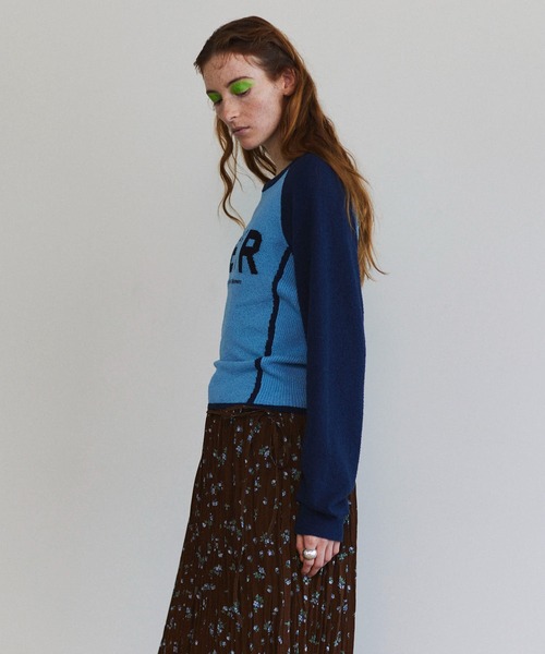 MAISON SPECIAL ニット セーター PEAR Logo Knit Tops/PEAR