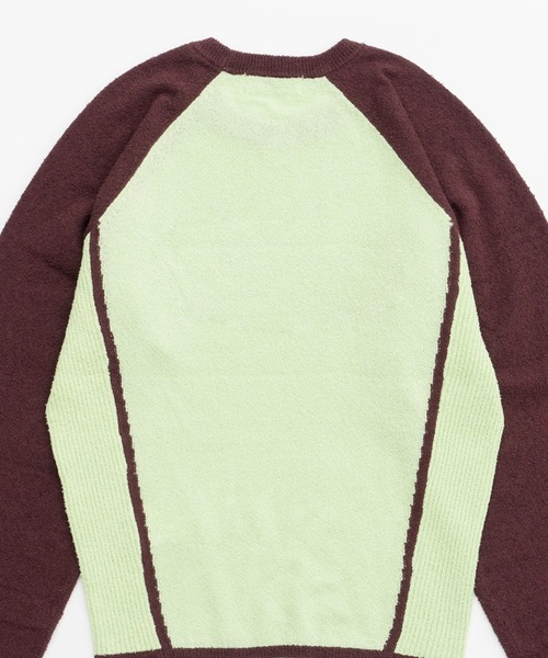 メゾンスペシャル maisonspecial ロゴニット MAISON SPECIAL ニット セーター PEAR Logo Knit Tops/PEAR