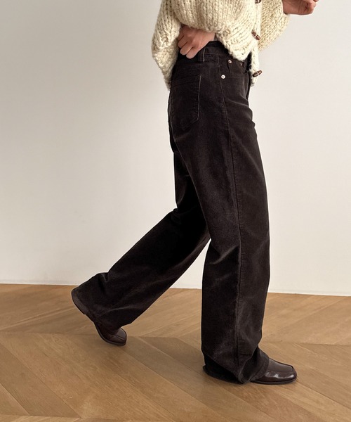 CANAL JEAN パンツ El mar コーデュロイストレートパンツ