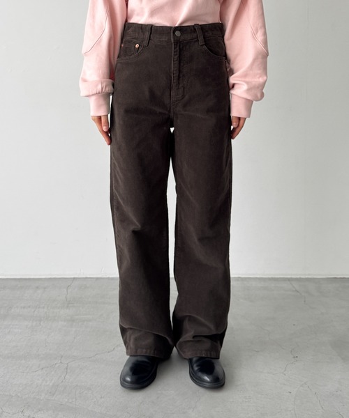 CANAL JEAN（キャナルジーン） パンツ El mar コーデュロイストレート