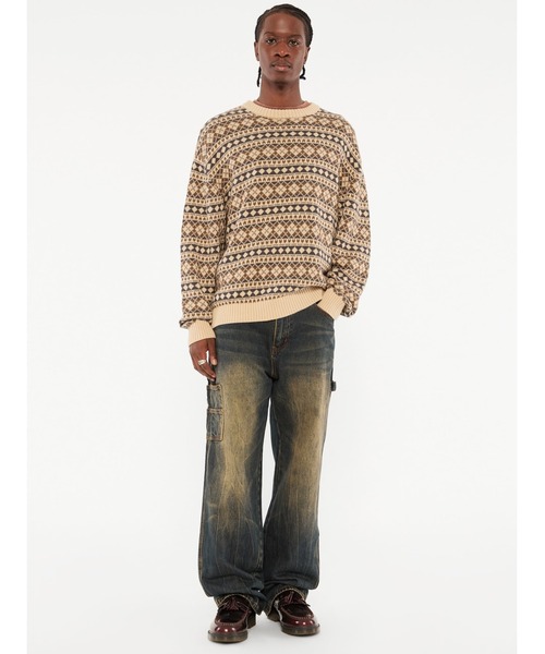 GUESS（ゲス） セーター ニット GUESS Originals Fairisle Sweater