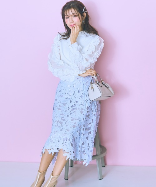 MARNOレーススカート marun（マルン） スカート 「大きいサイズ」レーススカート : ZOZOTOWN