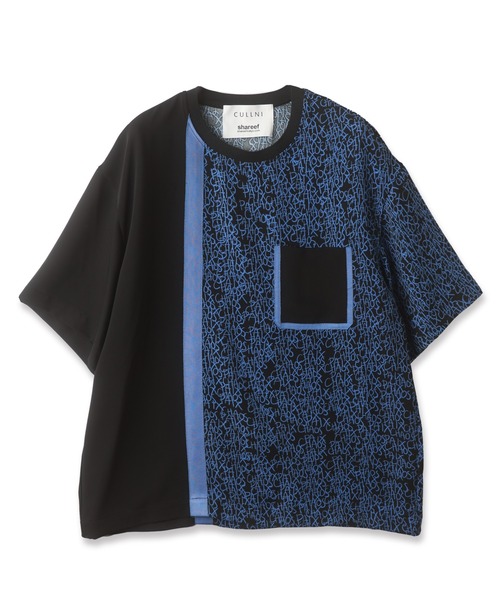 CULLNI × SHAREEF ロゴ刺繍Tシャツ 黒 サイズ2 CULLNI｜クルニ（メンズ）のTシャツ/カットソー（ブラック/黒色