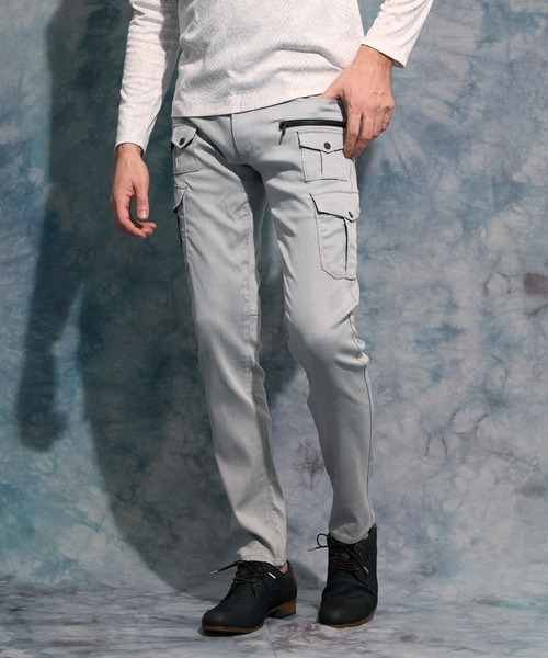 HIDEAWAYS NICOLE（ハイダウェイ ニコル） カーゴパンツ ガム