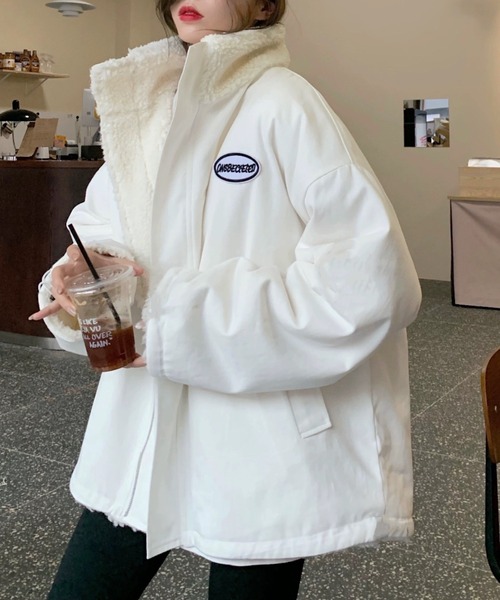 「DIAVEL」 ブルゾン M グレー レディース_画像4