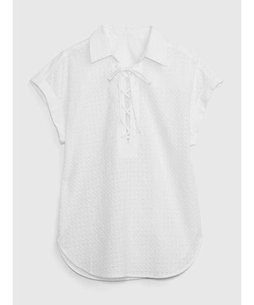 「GAP」 半袖シャツ X-SMALL ブラック レディース_画像6