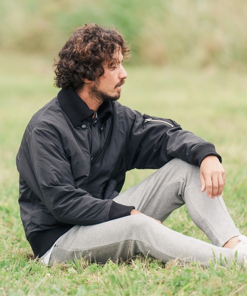 「CAMBIO」 ブルゾン L オリーブ メンズ_画像5