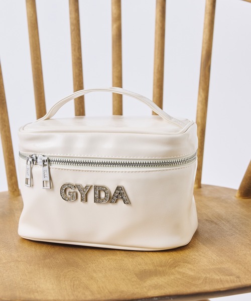 GYDA（ジェイダ） ポーチ バニティポーチ GY-P293 ラインストーンロゴ