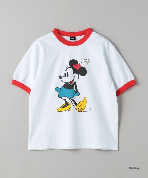 tシャツ 「別注」「TOWNCRAFT」Disney リンガープリント Tシャツ レディース TOWNCRAFT tシャツ 「別注」「TOWNCRAFT」Disney リンガー