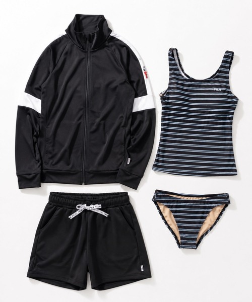 FILA　水着　4点セット　XLサイズ FILA（フィラ） 水着 ラッシュガード付き4点セット水着 レディース