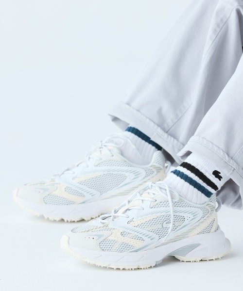新品 LACOSTE ホワイト メッシュシューズ　お問い合わせください 楽天市場】【50％OFF】LACOSTE（ラコステ） L003 2K24 124 1 SMA