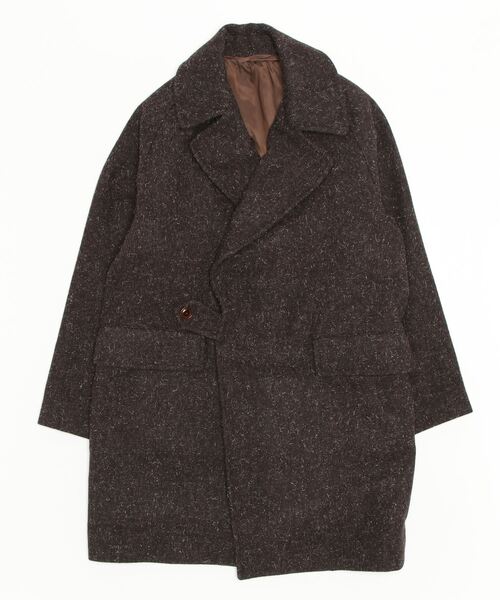 NANO universe（ナノ・ユニバース） ピーコート L ブラウン メンズ