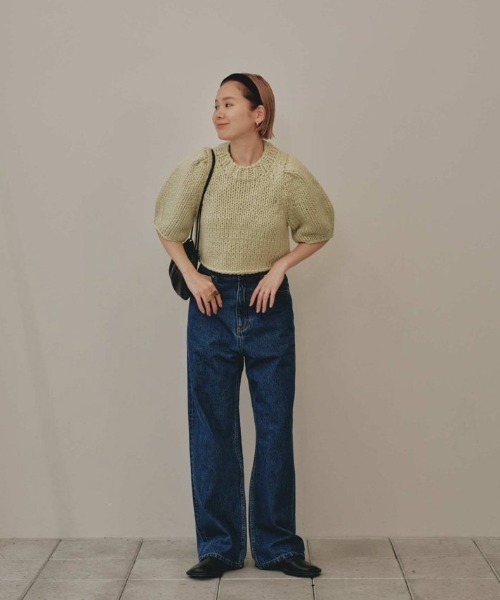TODAYFUL半袖ニット TODAYFUL 「TODAYFUL」 半袖ニット FREE グリーン レディース