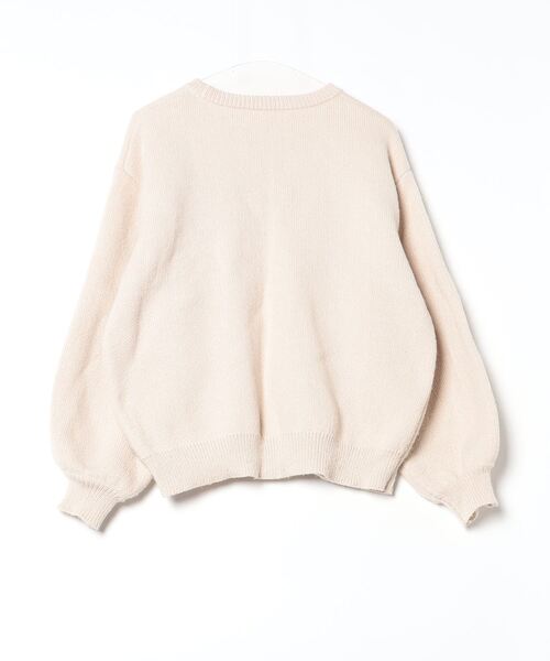 「moment+」 長袖ニット M アイボリー レディース_画像2