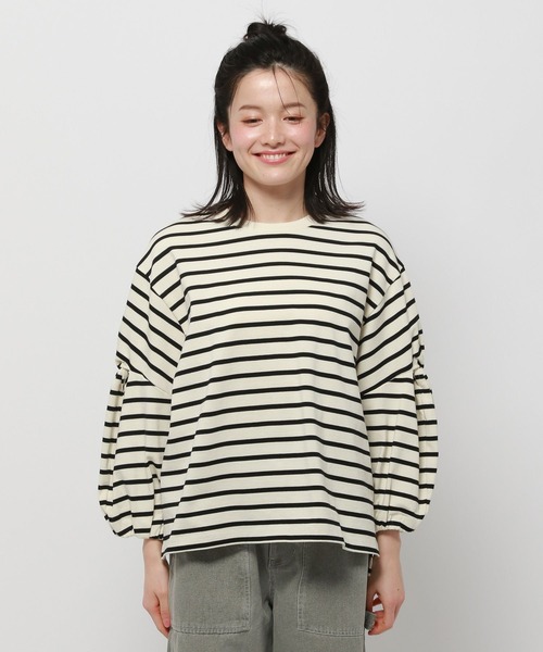 niko and… tシャツ ツイストスリーブデザインプルオーバー
