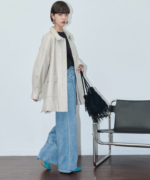 「THE YOn」 コート FREE ブラック レディース_画像3