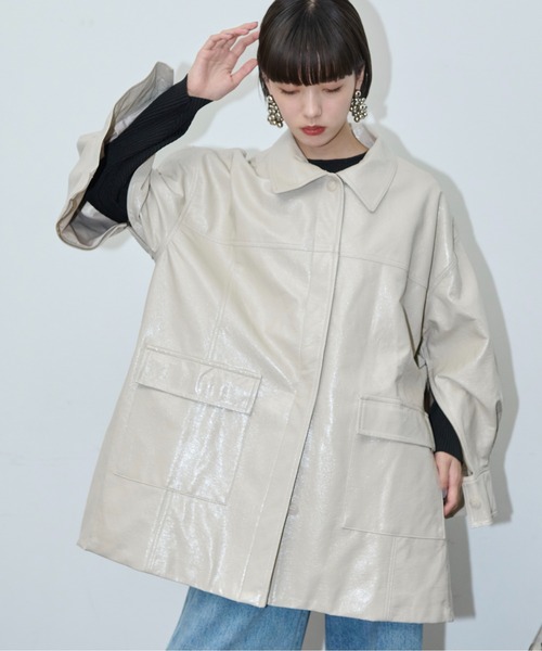 「THE YOn」 コート FREE ブラック レディース_画像5