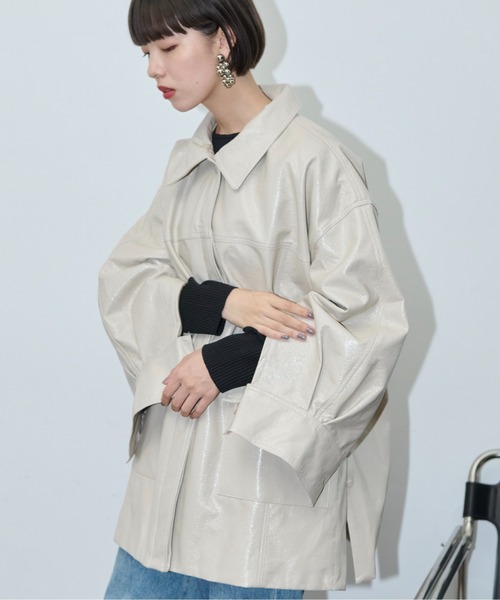 「THE YOn」 コート FREE ブラック レディース_画像6