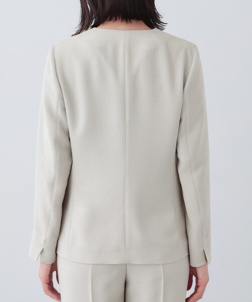 INDIVI スーツ 「日本製／SETUP可能」トリアセテート混ノー