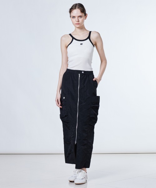 ESSENTIAL（DOUBLE STANDARD CLOTHING） スカート グロッシー