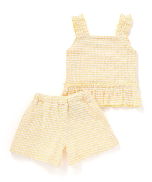 BeBe（ベベ） セットアップ ぽこぽこシャーリングビスチェ+ショート