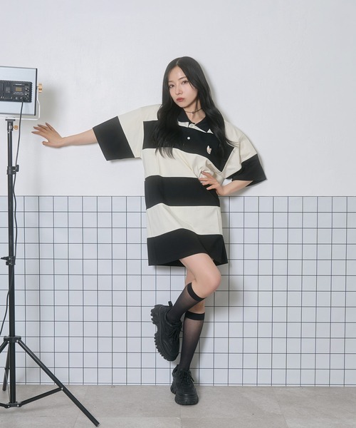 ANDGEEBEE ポロシャツ ポロ フェネックラガーT レディース