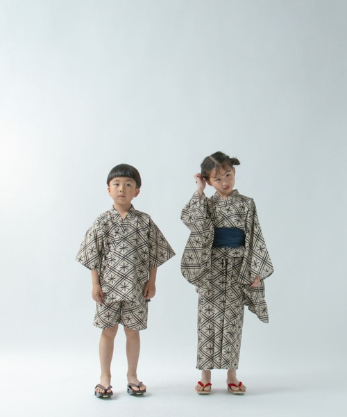 LOWRYS FARM 浴衣 ジンベイ 326419 キッズ 子供 男の子 女の子