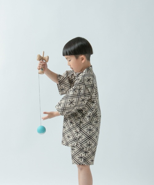 LOWRYS FARM 浴衣 ジンベイ 326419 キッズ 子供 男の子 女の子