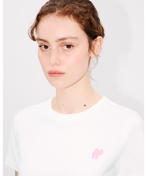 tシャツ 'KENZO Elephant Logo' エンブロイド Tシャツ レディース