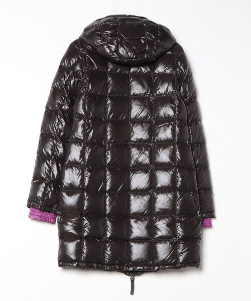 美品✨DUVETICA ダウンコート 42 ファー付 フーディ ブラウン　アダラ DUVETICA（デュベティカ） ダウンコート 42 ブラウン レディース