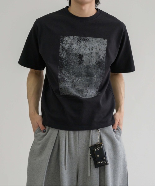tシャツ 「EPNK」Crack graphic tee / クラックグラフィックTee メンズ