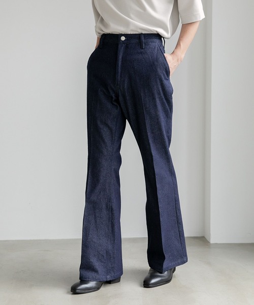 「HARE」 デニムパンツ MEDIUM ブルー系その他 メンズ