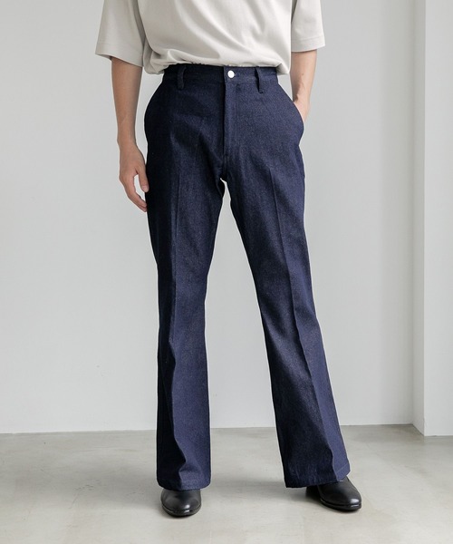 「HARE」 デニムパンツ MEDIUM ブルー系その他 メンズ