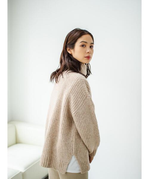 「koe」 タートルネックニット FREE グレー レディース_画像6