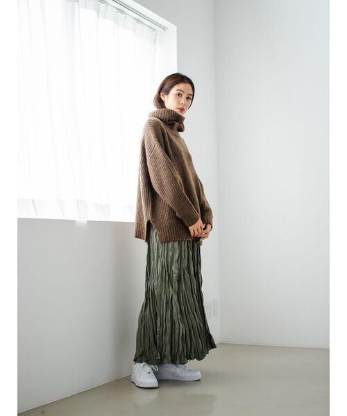 「koe」 タートルネックニット FREE グレー レディース_画像7