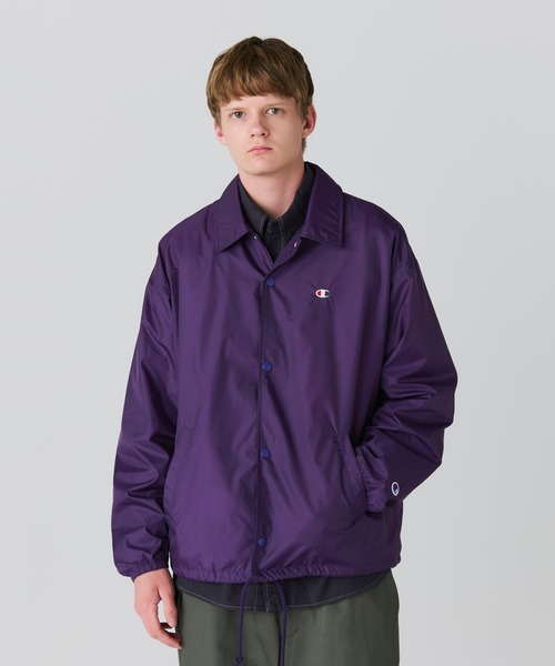 COACH コーチ パープル アーミージャケット Champion コート ジャケット 「Champion/チャンピオン」直営限定