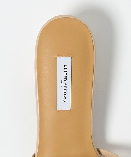 UNITED ARROWS サンダル メッシュ ビジュー ミュールサンダル