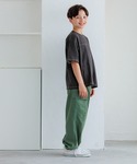 tシャツ キッズ 配色ステッチ刺繍半袖Tシャツ...の詳細画像2