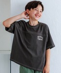 tシャツ キッズ 配色ステッチ刺繍半袖Tシャツ...の詳細画像3