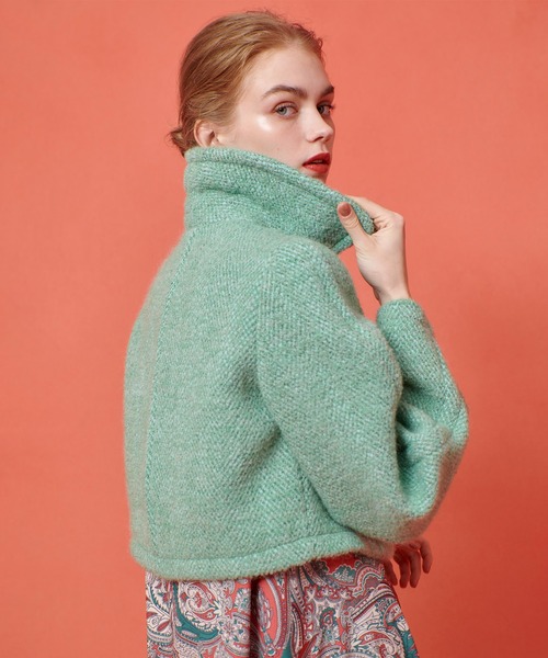 ブルゾン アウター 「LOULOU WILLOUGHBY」BONOTTOステンカラージャケット レディースの画像
